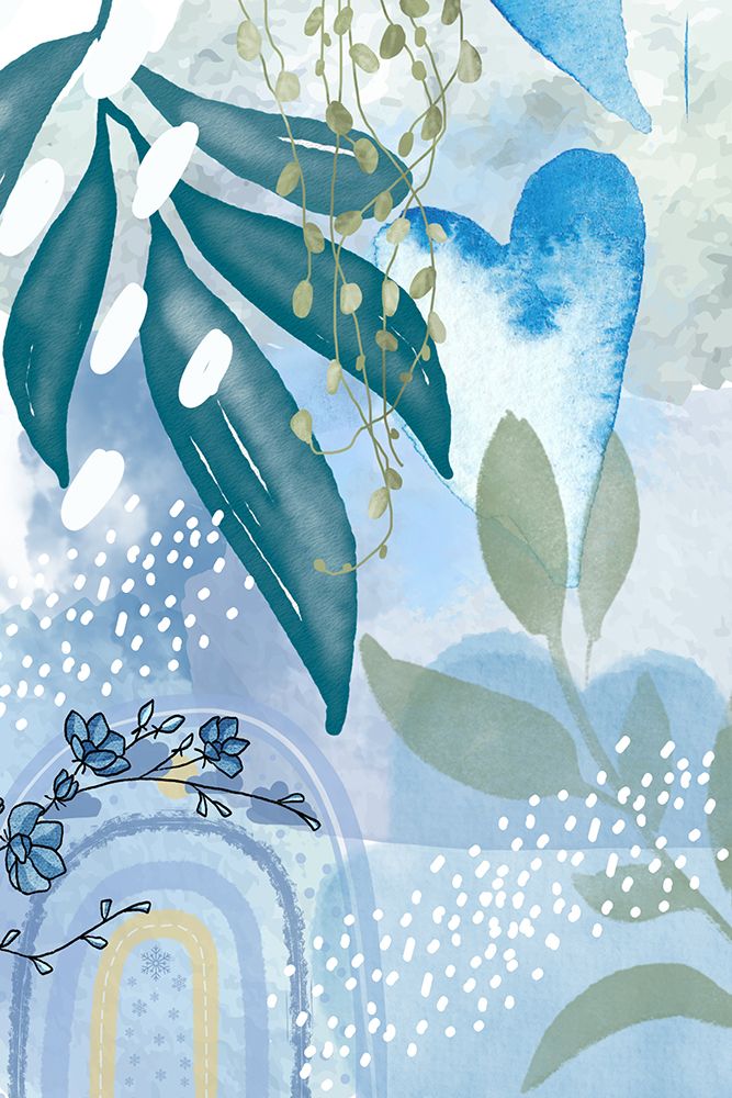 Iceberg Blue-1 art print by Sally Ann Moss for $57.95 CAD