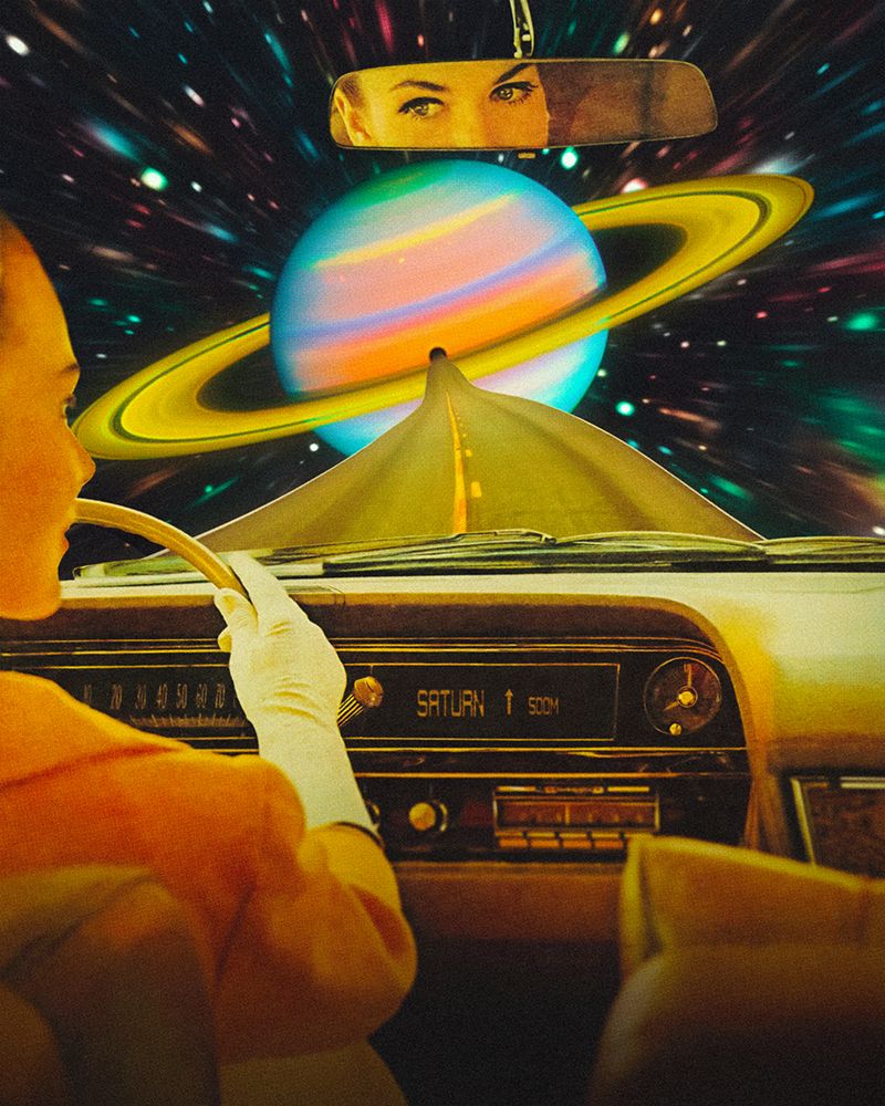 Saturn Commute art print by Taudalpoi for $57.95 CAD