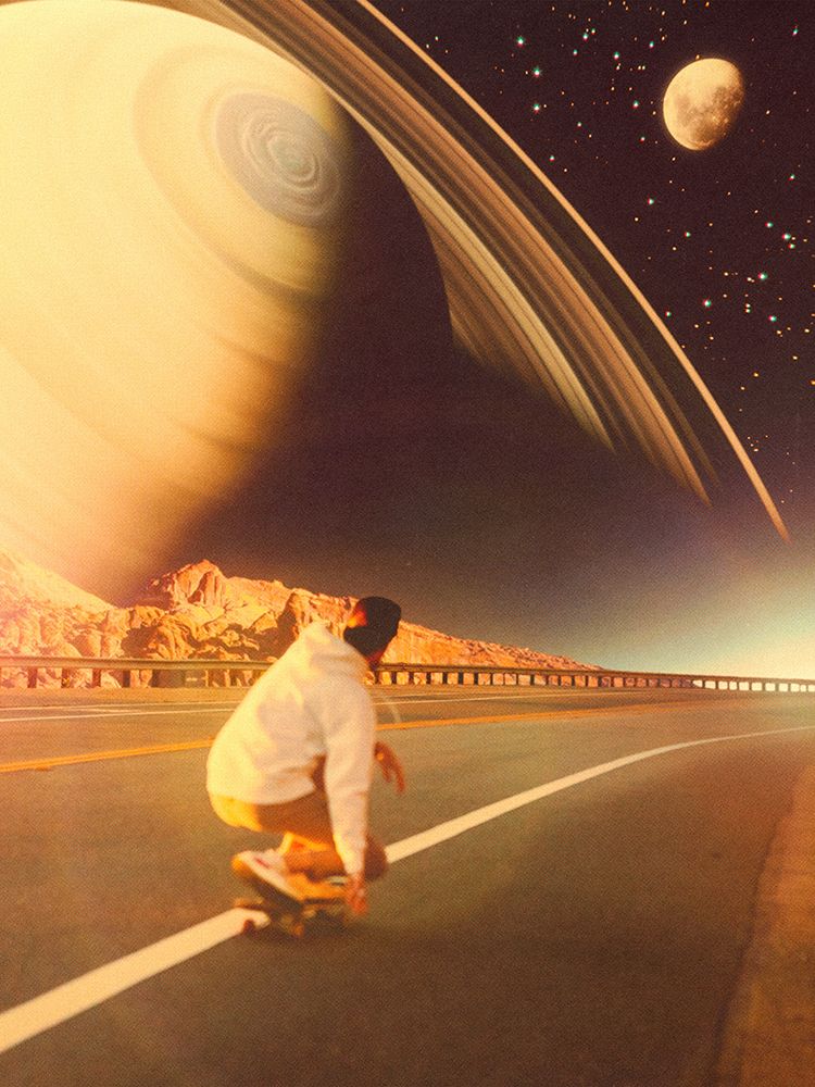 Space Sk8er art print by Taudalpoi for $57.95 CAD