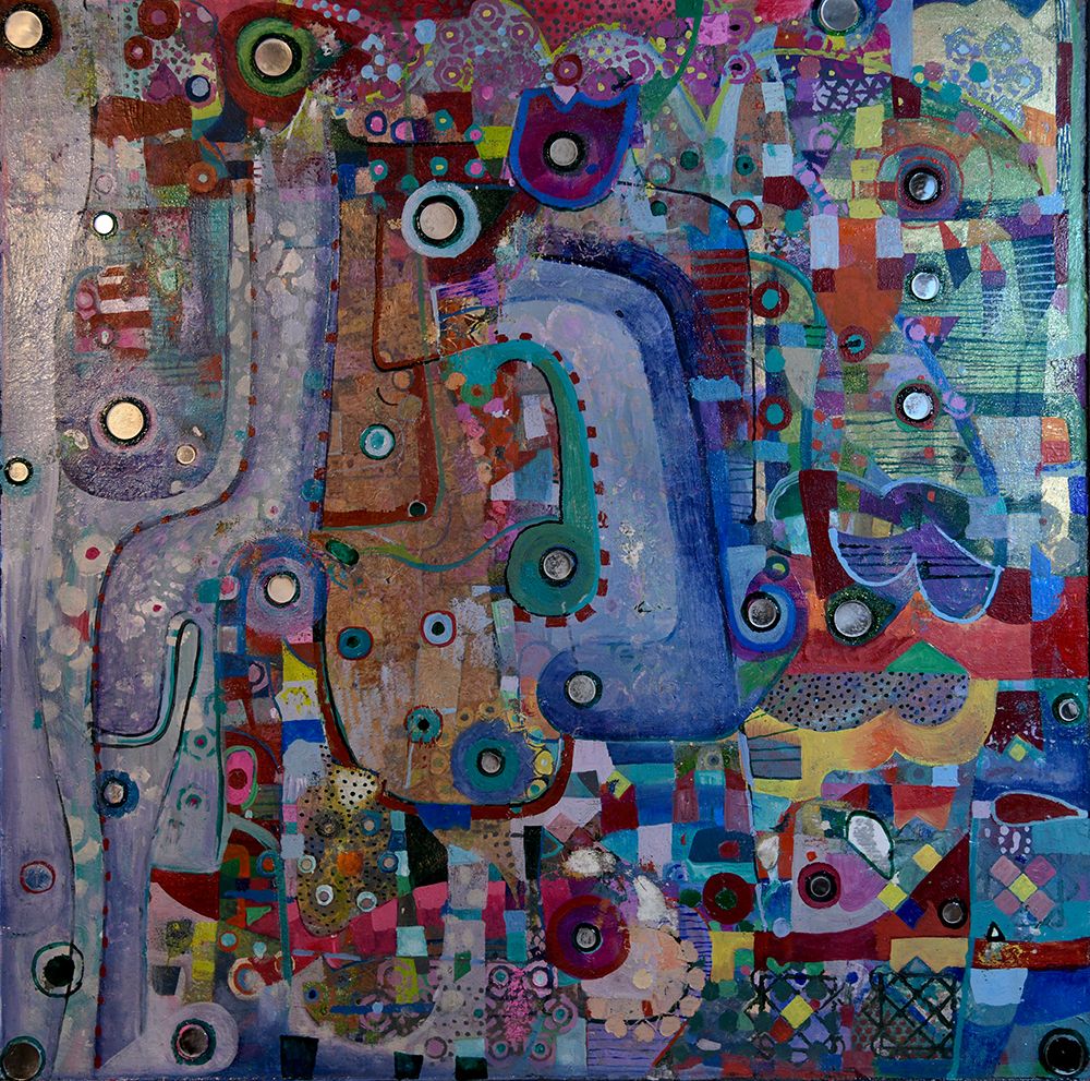Indigo Mirror art print by Alise Loebelsohn for $57.95 CAD