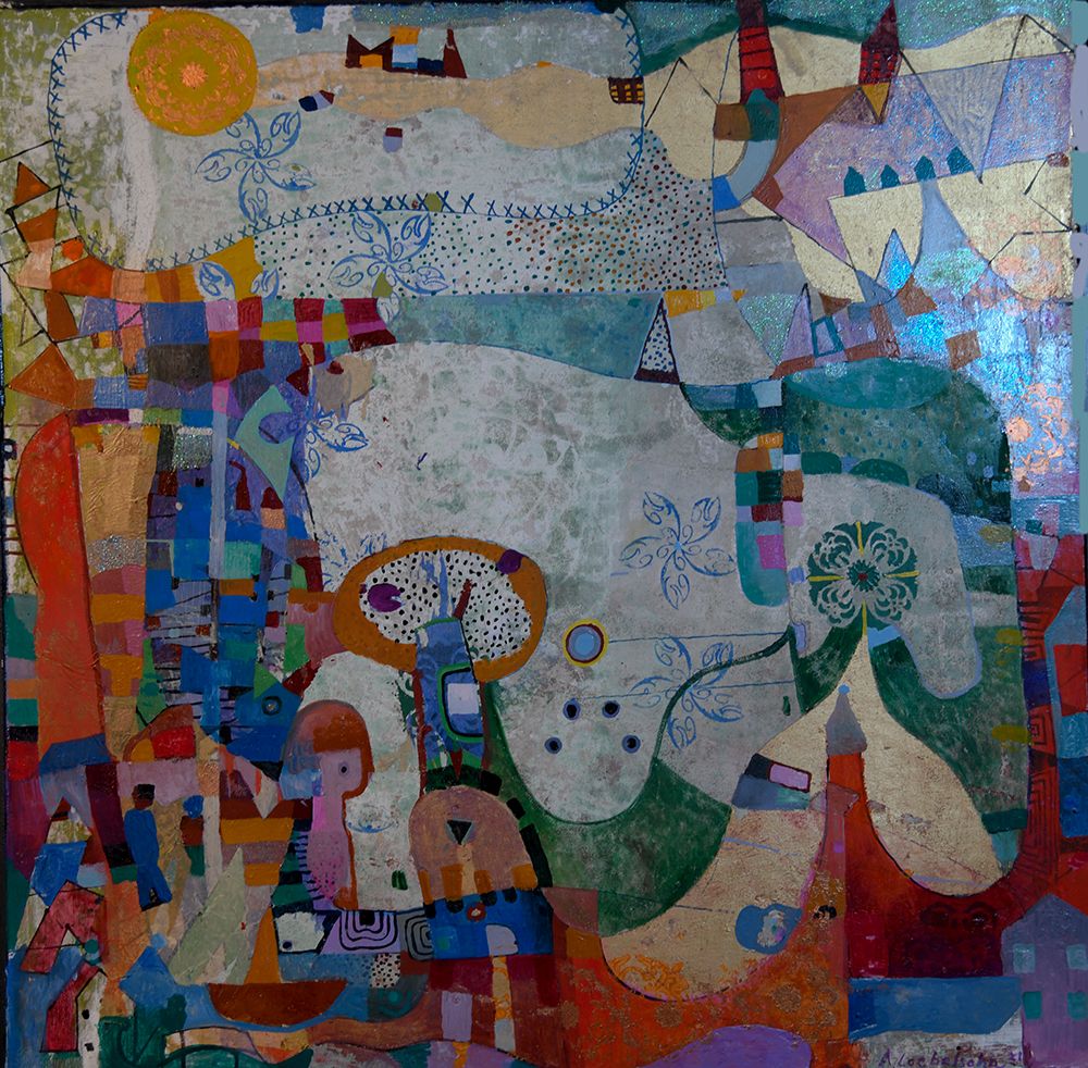 Distant Village art print by Alise Loebelsohn for $57.95 CAD