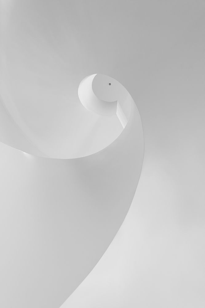 Curve On The Staircase art print by Konglingming for $57.95 CAD