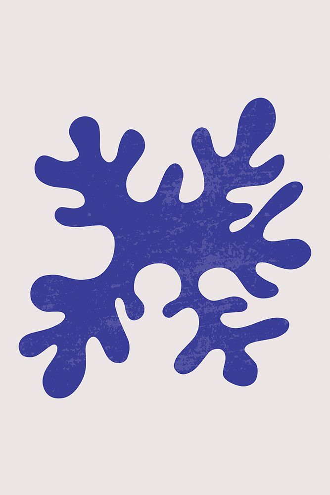 Abstract Blue Algae art print by Jay Stanley for $57.95 CAD