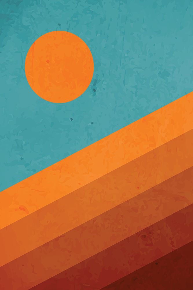 Abstract Mountain Sunrise I art print by Jay Stanley for $57.95 CAD