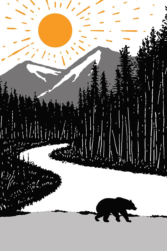 Bear By the River art print by Jay Stanley for $57.95 CAD