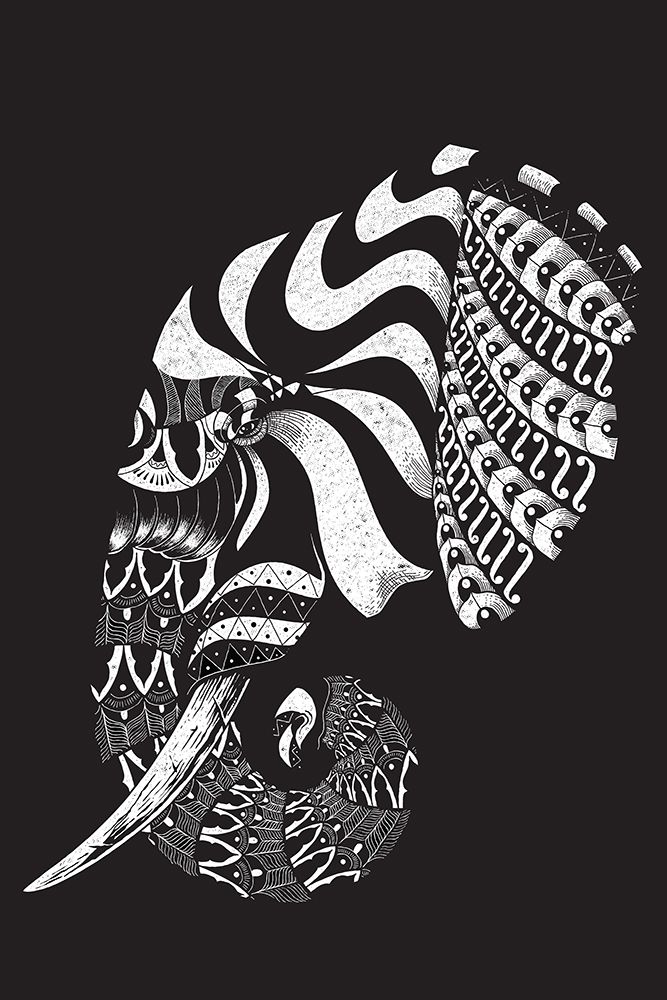 Ornate Elephant Ii art print by Jay Stanley for $57.95 CAD