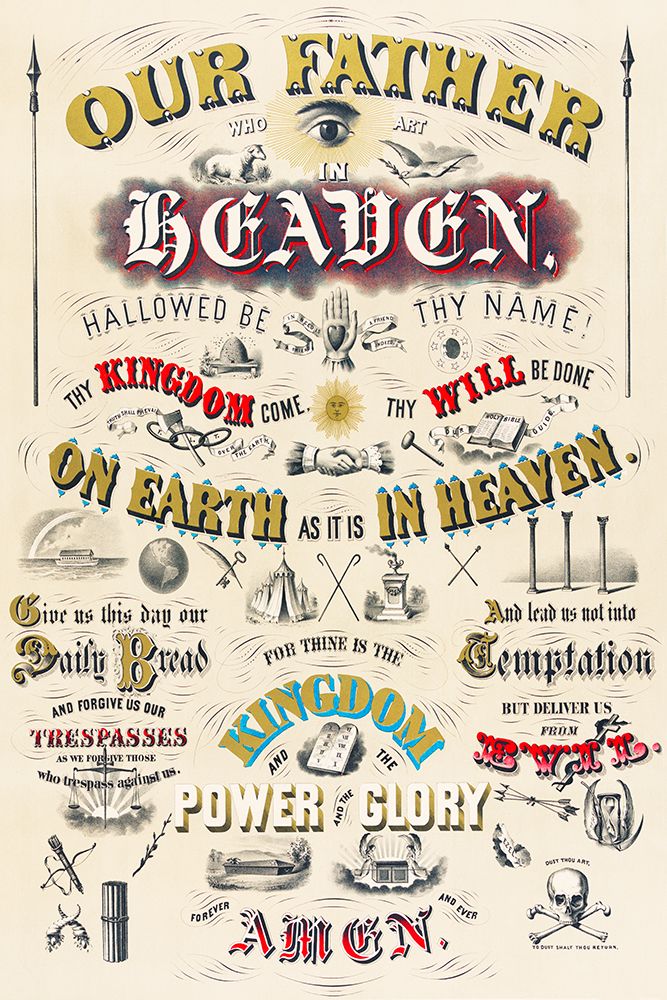 Our Father Who Art In Heaven art print by Jay Stanley for $57.95 CAD