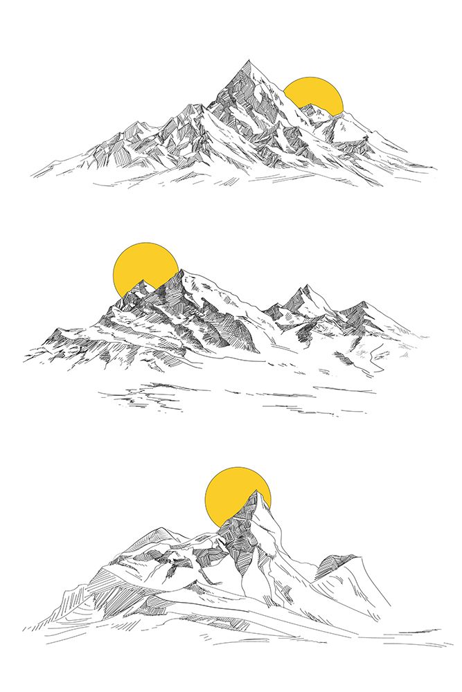 Sunny Mountains art print by Jay Stanley for $57.95 CAD