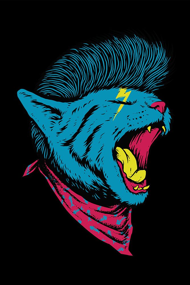 The Killer Cat art print by Jay Stanley for $57.95 CAD
