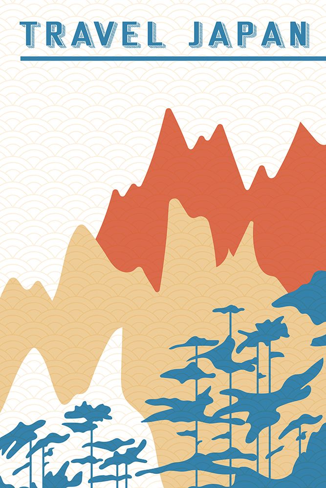 Traval Japan Minimilism Iii art print by Jay Stanley for $57.95 CAD