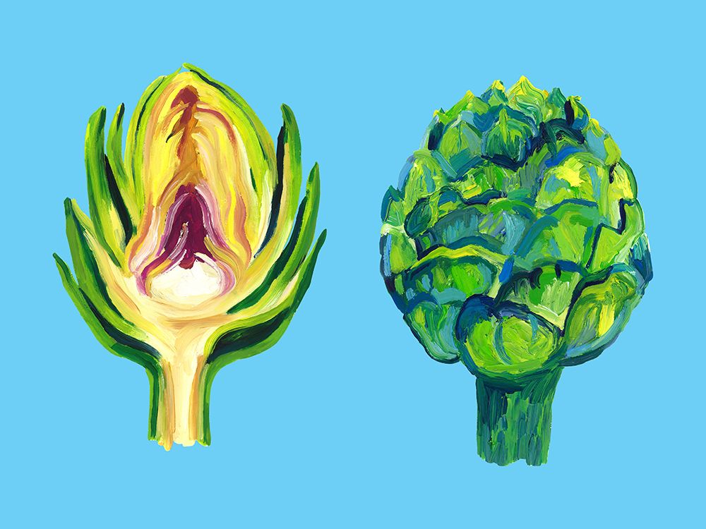Artichokes art print by Alice Straker for $57.95 CAD