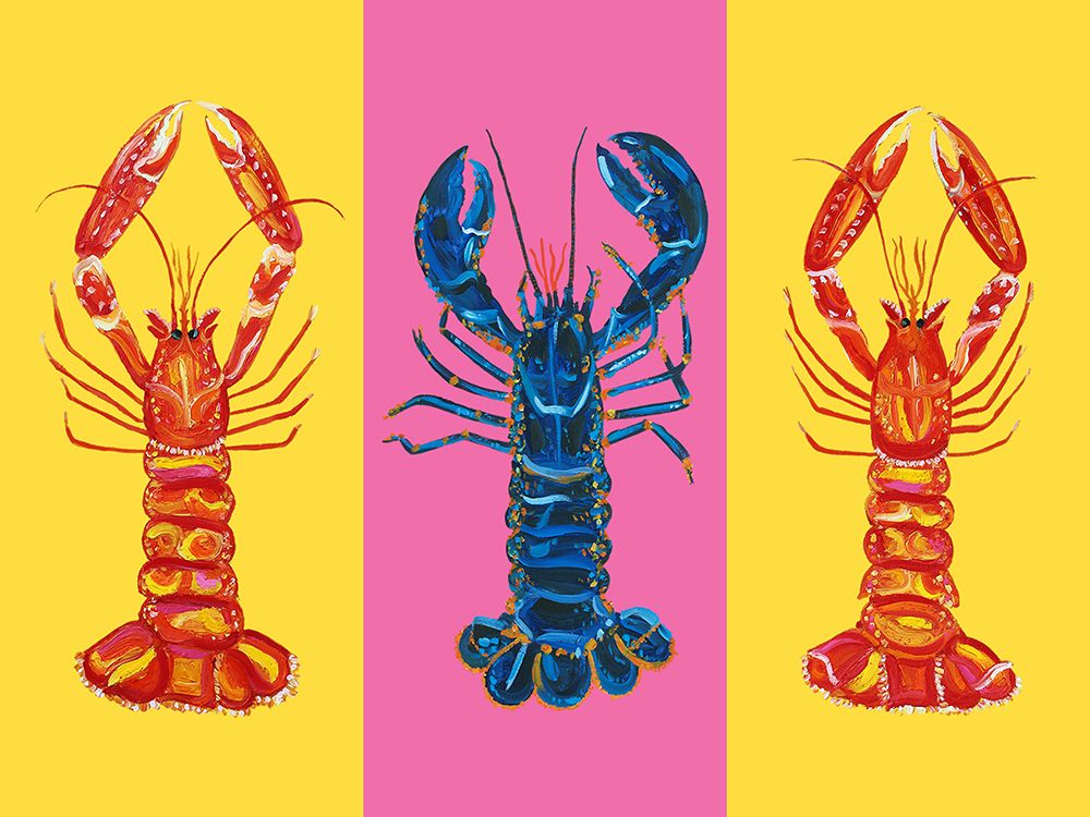 Lobster Langoustines Pop Art 2 art print by Alice Straker for $57.95 CAD