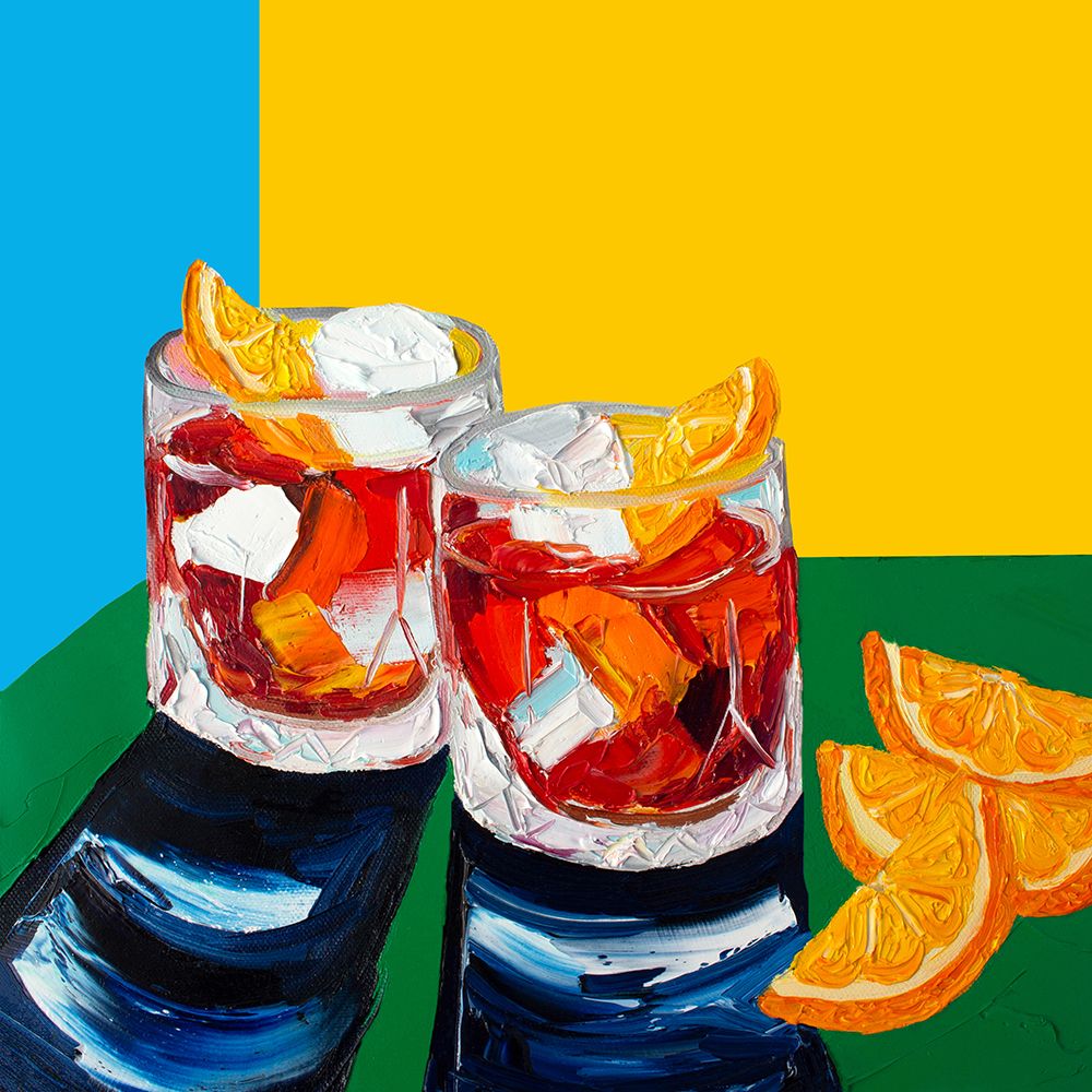 Negronis No2 art print by Alice Straker for $57.95 CAD