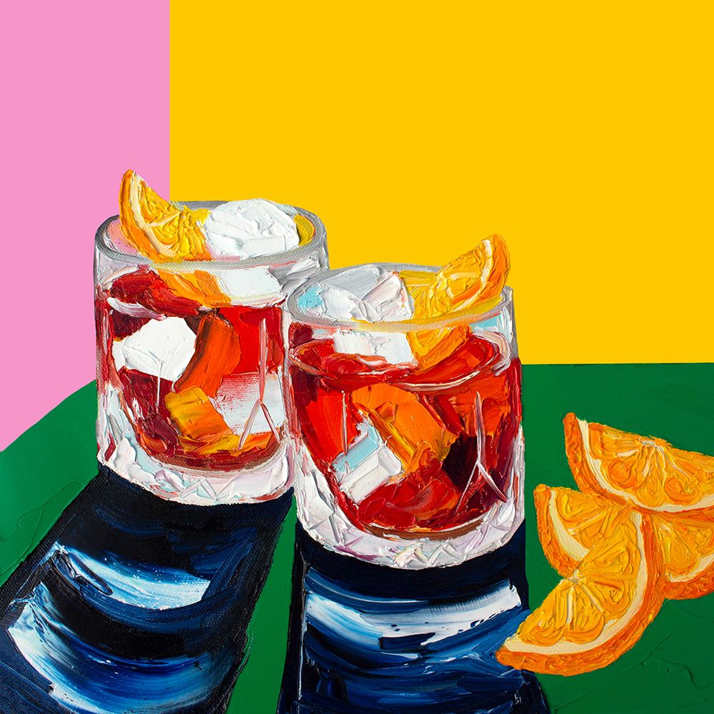 Negronis No1 art print by Alice Straker for $57.95 CAD