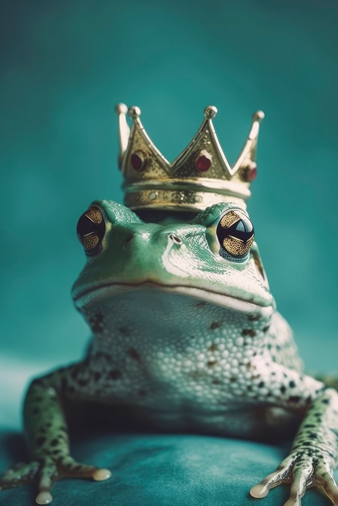 Kiss The Frog art print by Treechild for $57.95 CAD