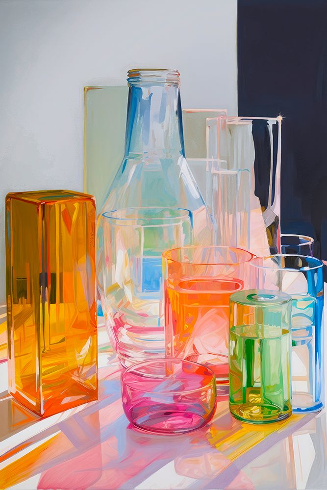 Neon Still Life No 1 art print by Treechild for $57.95 CAD