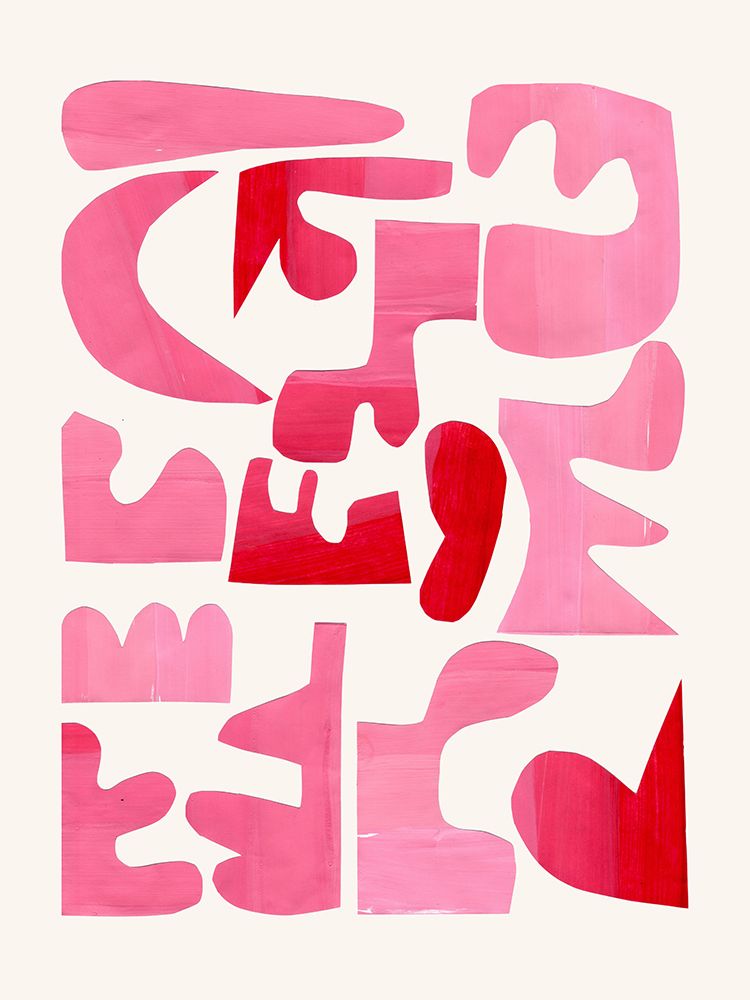 A Pink Puzzle art print by Ejaaz Haniff for $57.95 CAD
