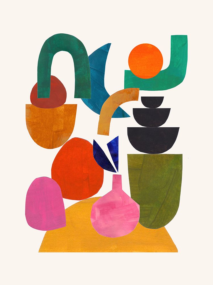 Happily Stacked art print by Ejaaz Haniff for $57.95 CAD