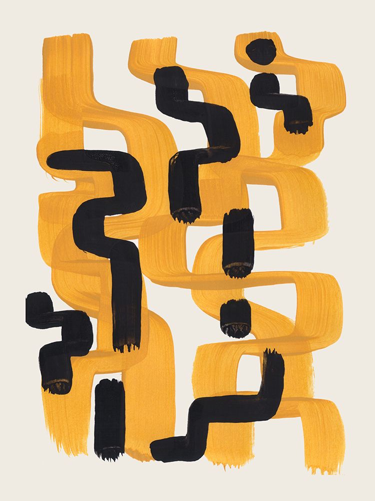 Mustard Wiggle No2 art print by Ejaaz Haniff for $57.95 CAD