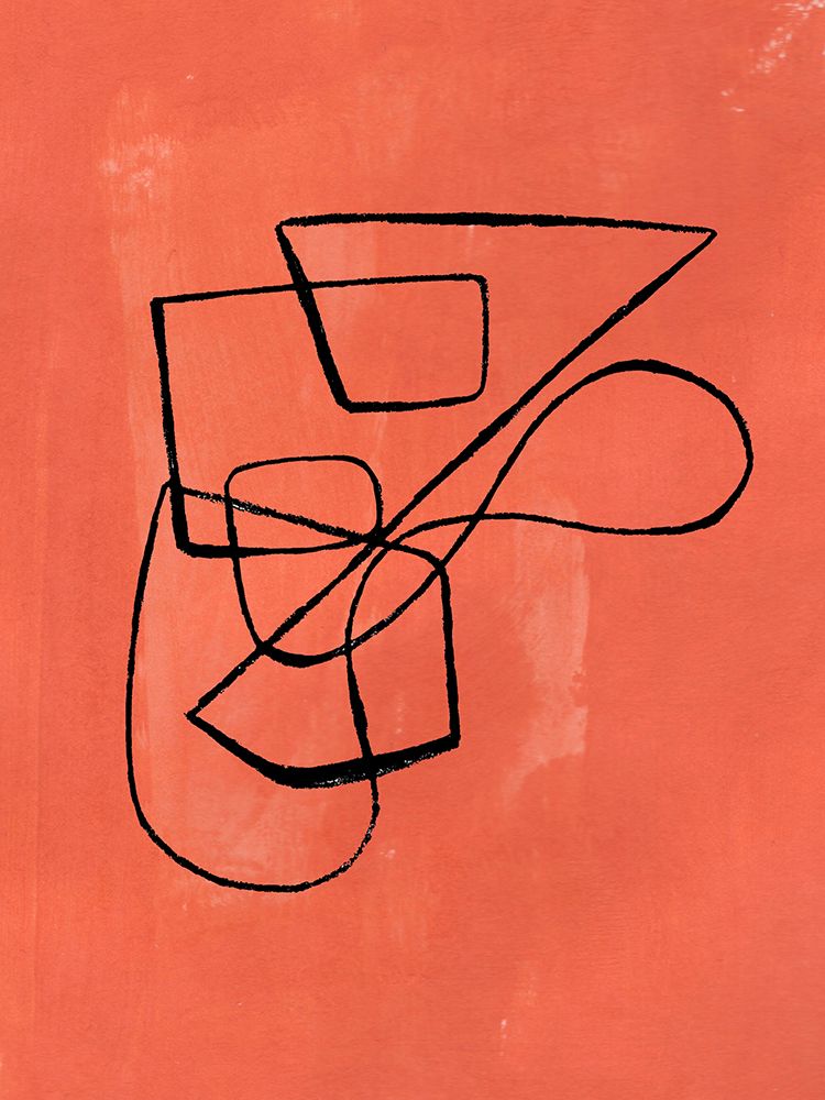Orange Circuit art print by Ejaaz Haniff for $57.95 CAD