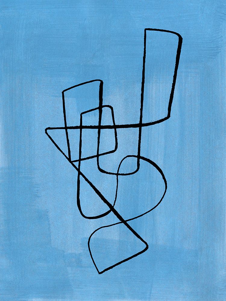 Pastel Blue Circuit art print by Ejaaz Haniff for $57.95 CAD