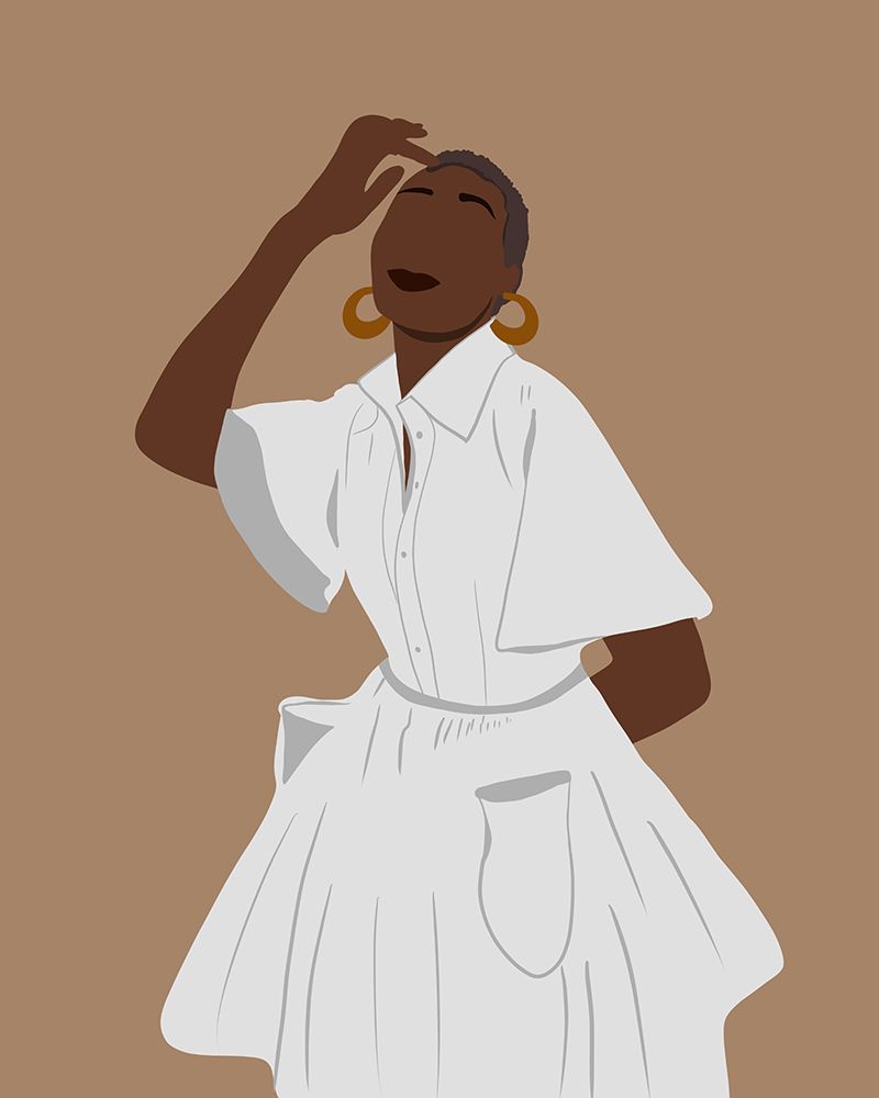 Happy Girl art print by Carelle Nguessan for $57.95 CAD