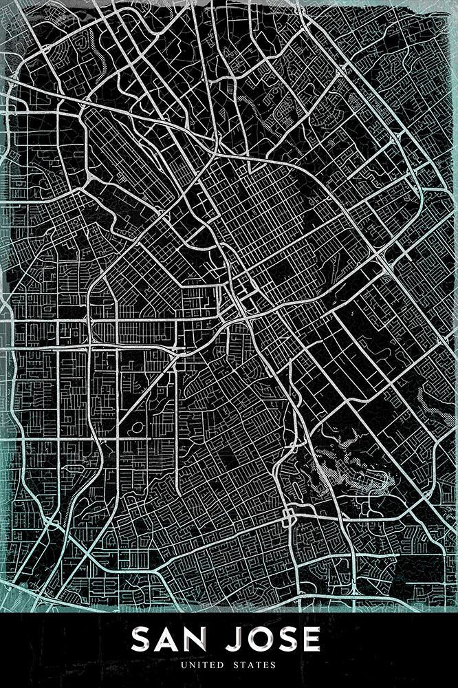 SAN JOSE art print by Studiosix for $57.95 CAD