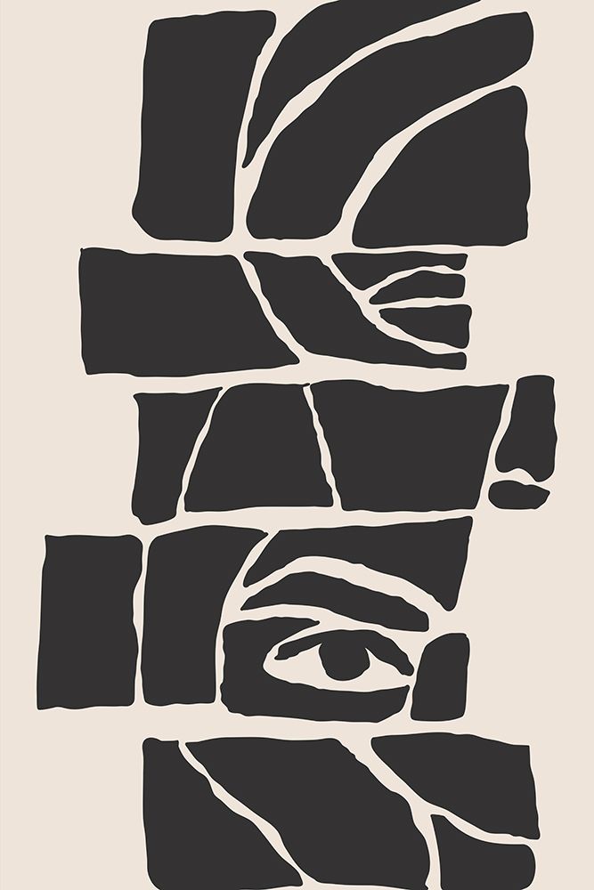 Abstract Face #7 art print by Jay Stanley for $57.95 CAD