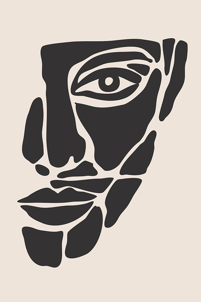 Abstract Face Series #2 art print by Jay Stanley for $57.95 CAD