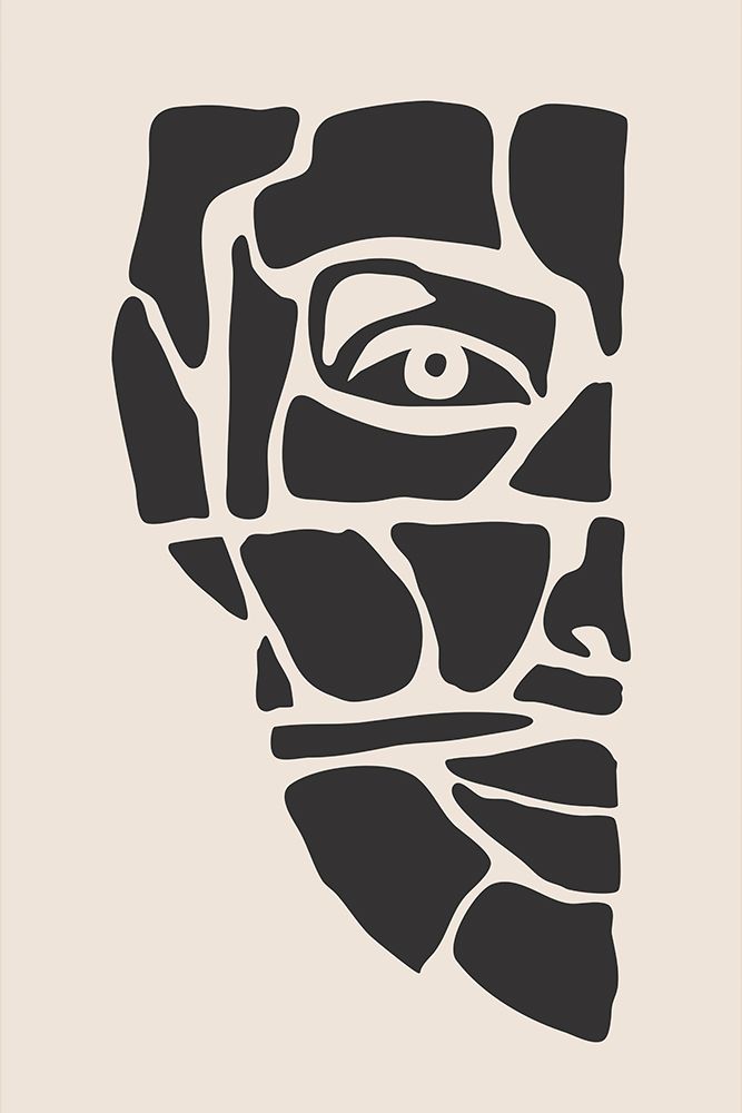 Abstract Face Series #3 art print by Jay Stanley for $57.95 CAD