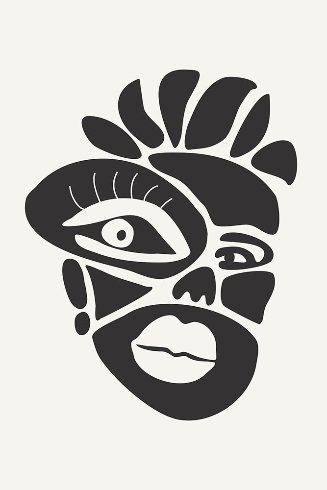 Abstract Faces Series #1 art print by Jay Stanley for $57.95 CAD