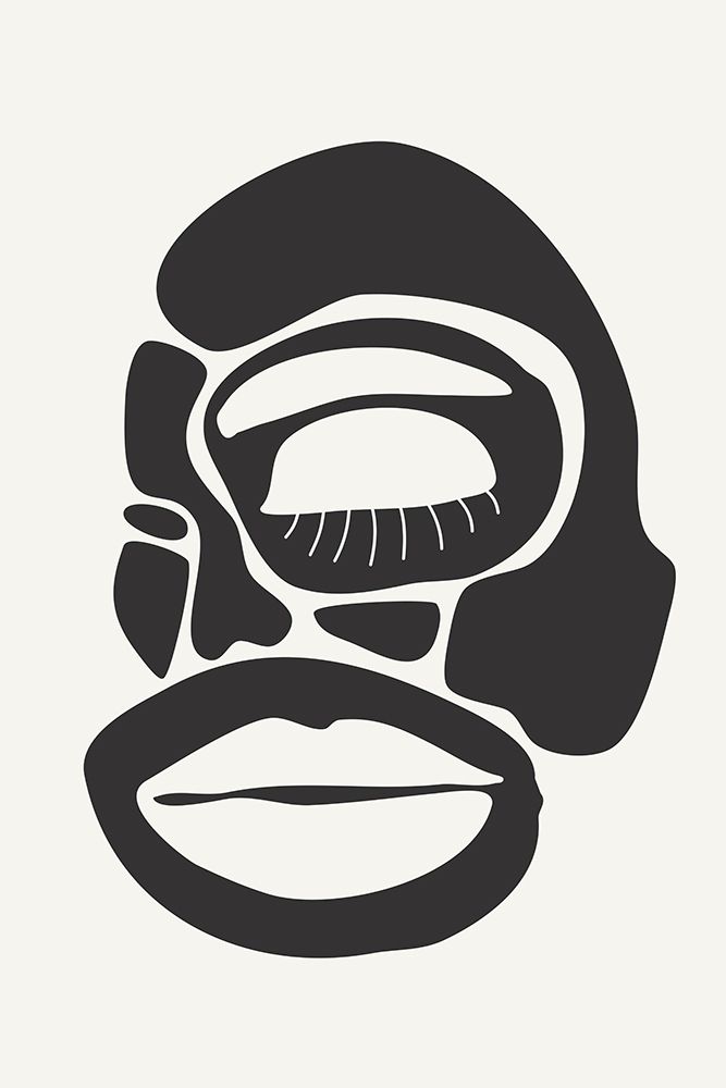 Abstract Faces Series #2 art print by Jay Stanley for $57.95 CAD