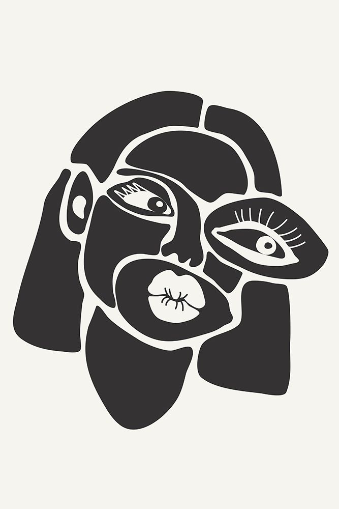 Abstract Faces Series #4 art print by Jay Stanley for $57.95 CAD