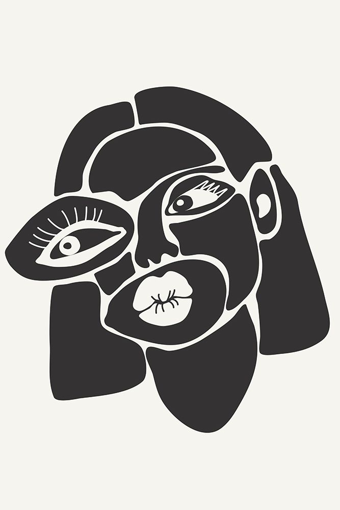 Abstract Faces Series #3 art print by Jay Stanley for $57.95 CAD