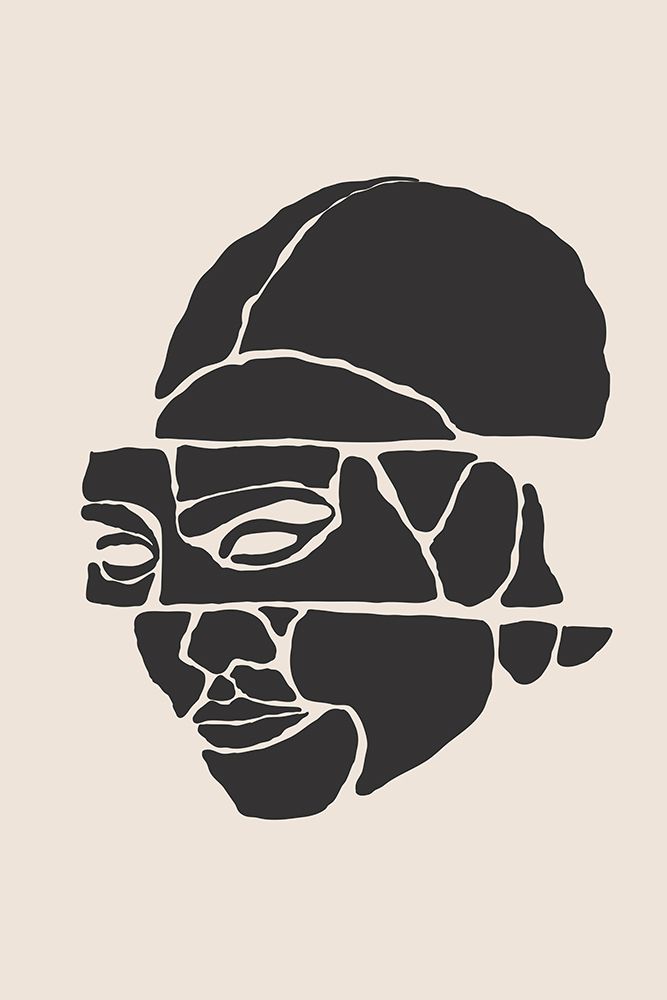 Abstract Faces Set #1 art print by Jay Stanley for $57.95 CAD