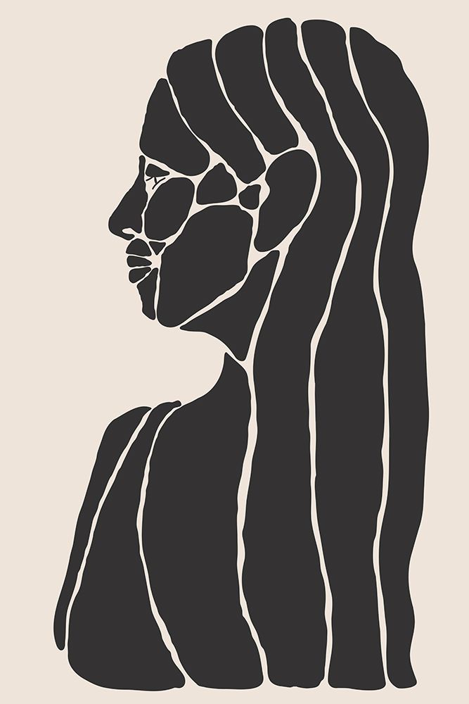 Abstract Faces Set #2 art print by Jay Stanley for $57.95 CAD