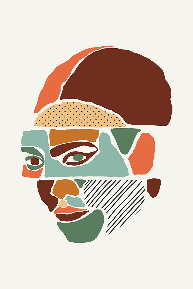 Color Abstract Faces #1 art print by Jay Stanley for $57.95 CAD