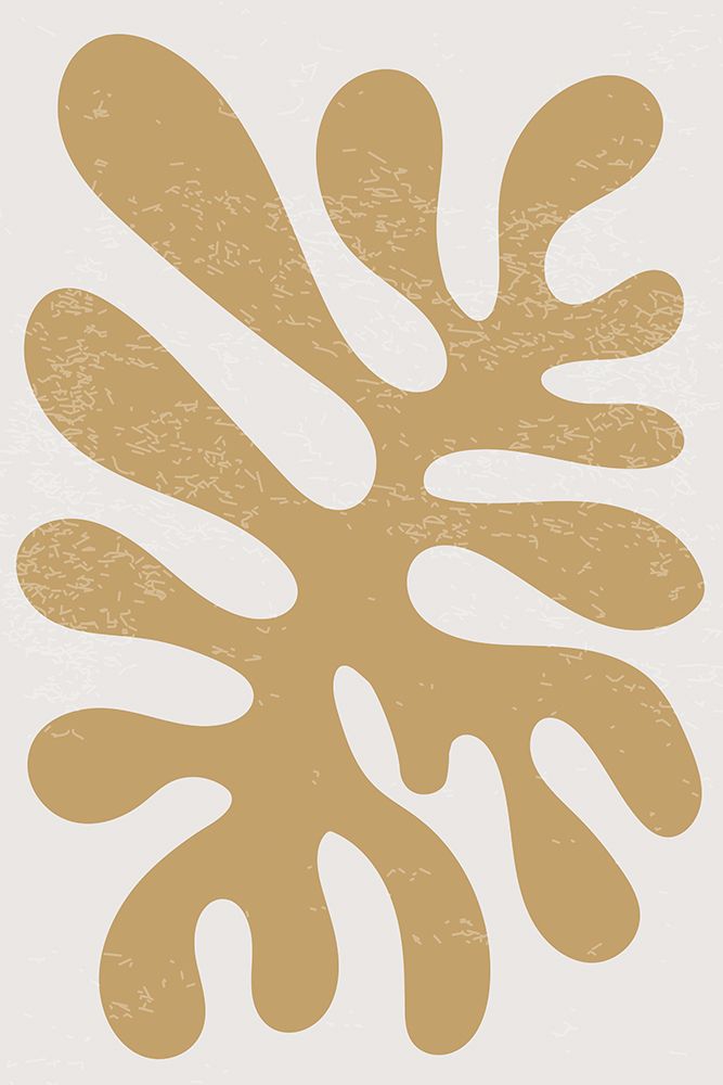 Golden Organic Shape art print by Jay Stanley for $57.95 CAD