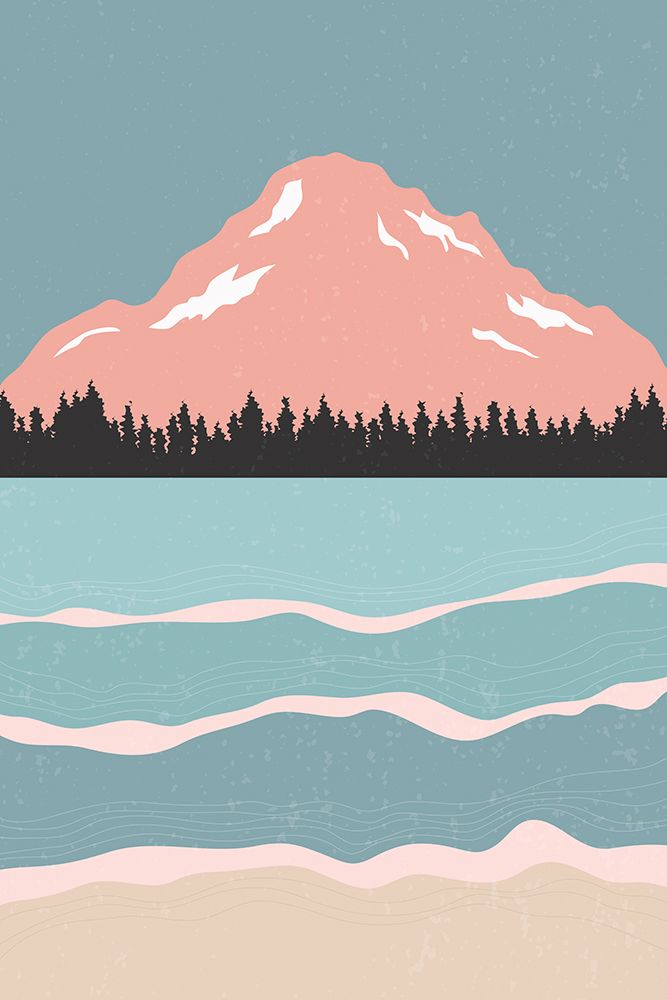 Minimal Mountains #1 art print by Jay Stanley for $57.95 CAD