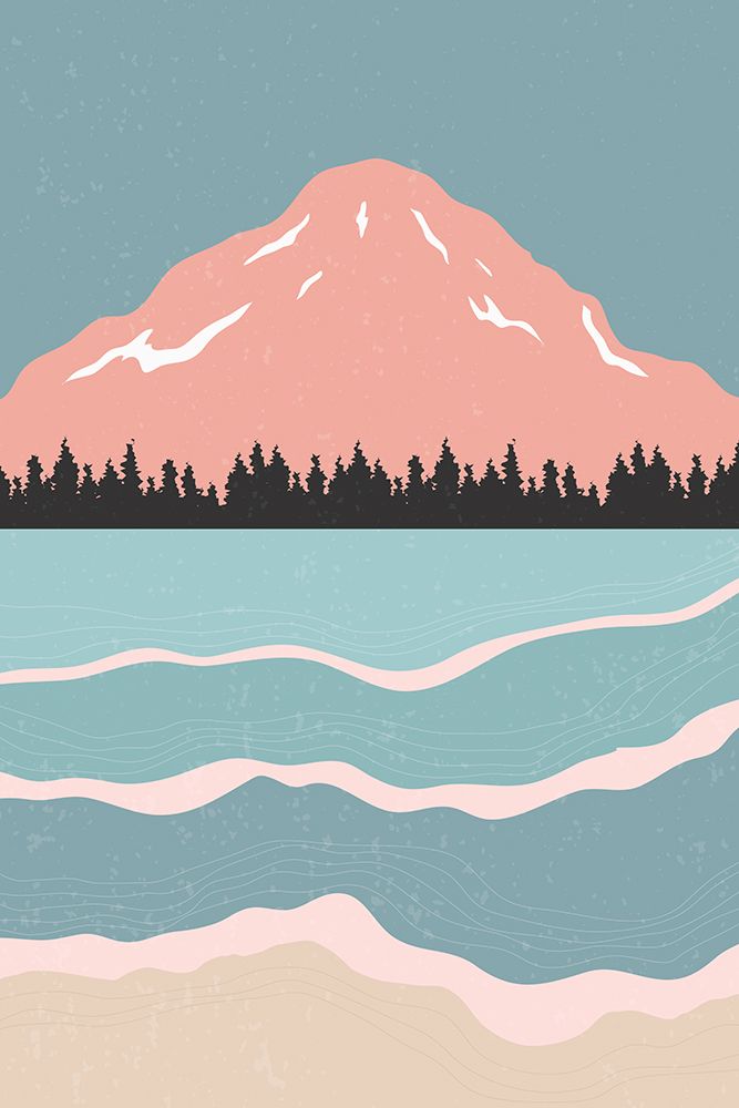 Minimal Mountains #2 art print by Jay Stanley for $57.95 CAD