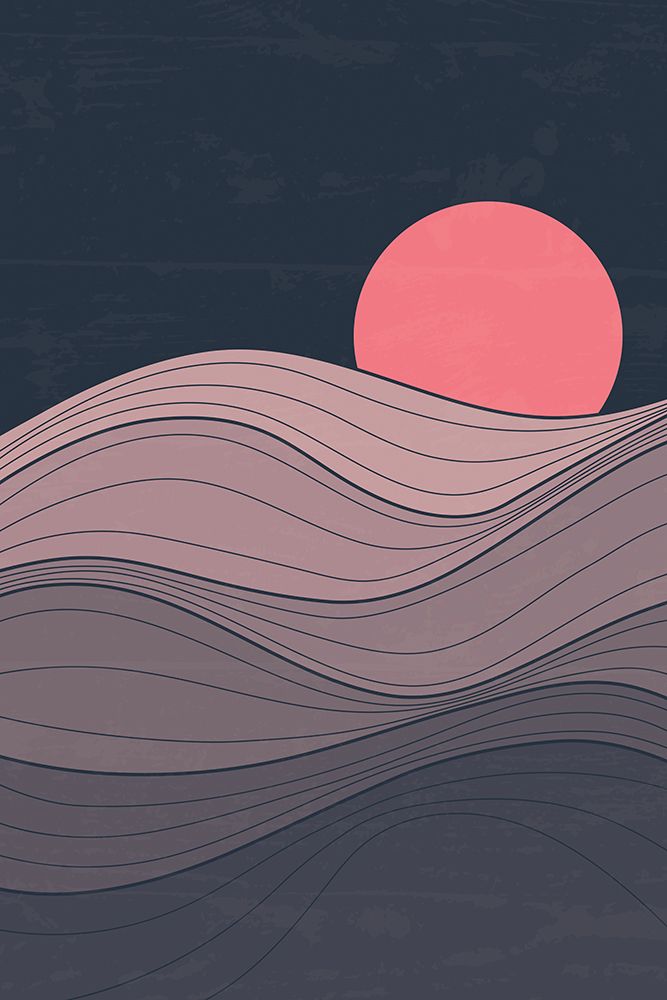 Minimal Pink Sunset #2 art print by Jay Stanley for $57.95 CAD