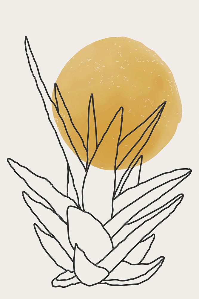 Abstract Agave Sunshine #2 art print by Jay Stanley for $57.95 CAD