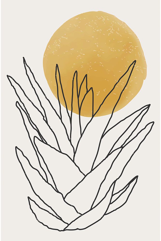 Abstract Agave Sunshine #1 art print by Jay Stanley for $57.95 CAD