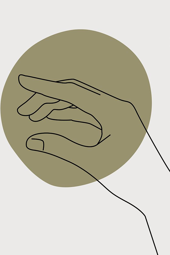 Abstract Minimal Hand #2 art print by Jay Stanley for $57.95 CAD