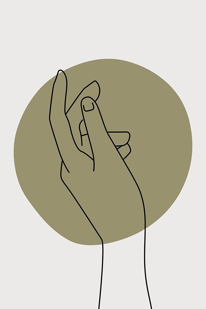 Abstract Minimal Hand #3 art print by Jay Stanley for $57.95 CAD