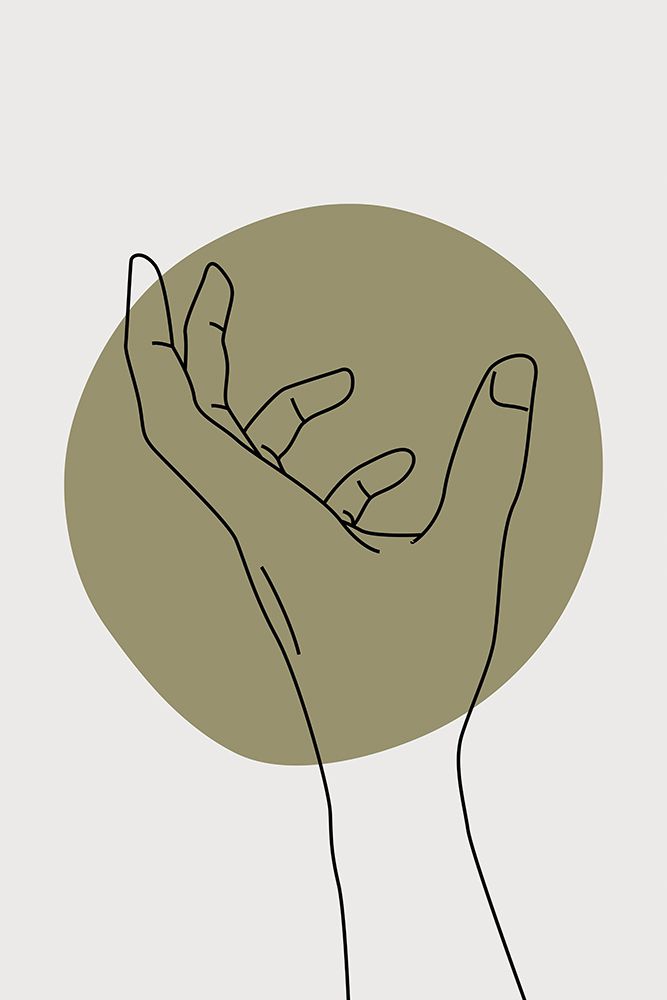 Abstract Minimal Hand #4 art print by Jay Stanley for $57.95 CAD