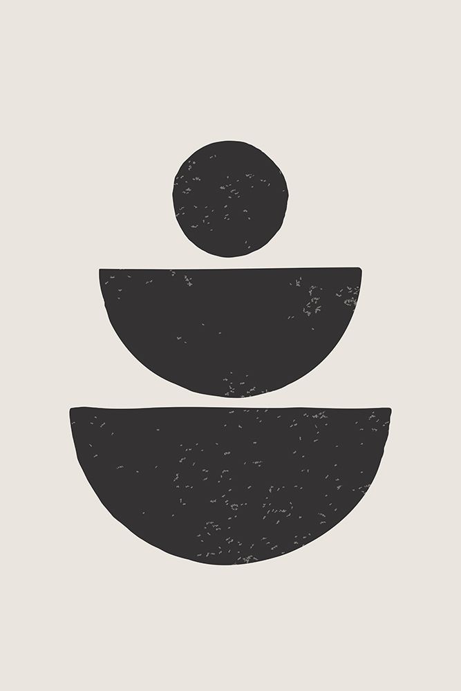 Black Abstract Shapes Series #1 art print by Jay Stanley for $57.95 CAD