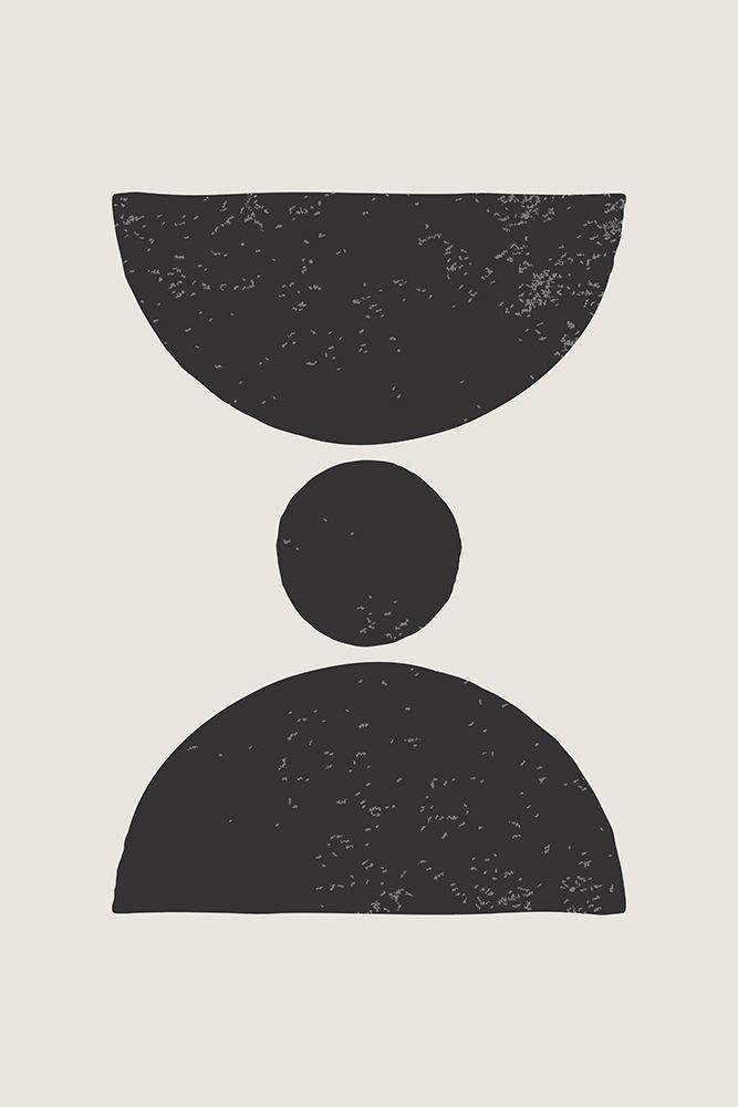 Black Abstract Shapes Series #3 art print by Jay Stanley for $57.95 CAD