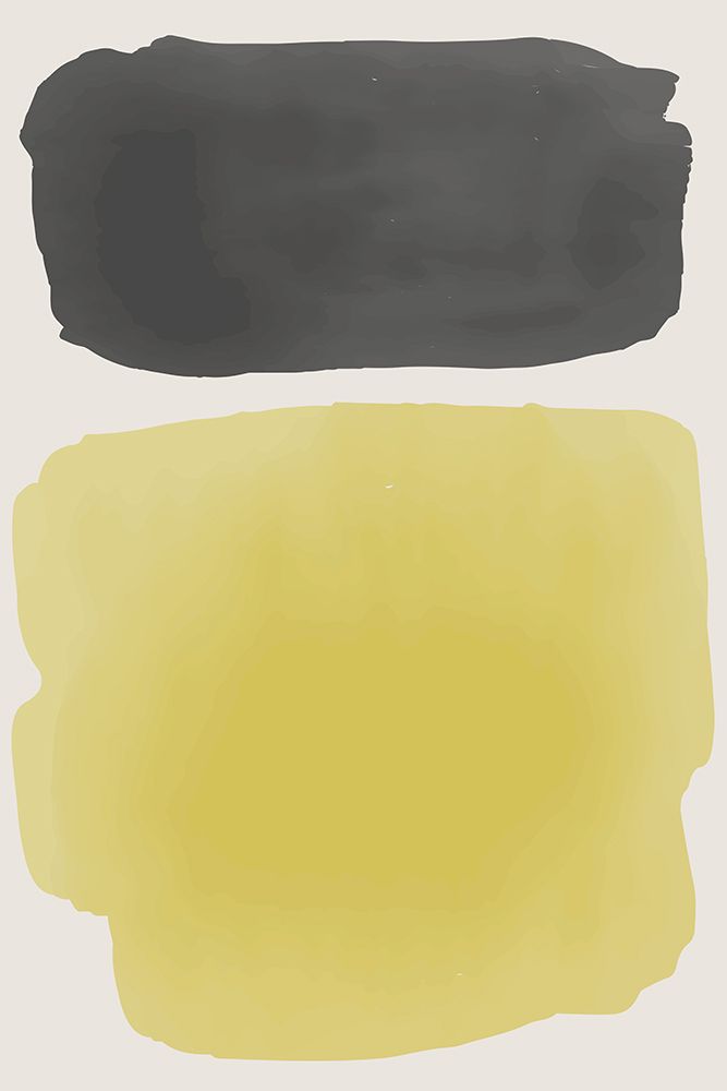 Black And Yellow Watercolor #4 art print by Jay Stanley for $57.95 CAD