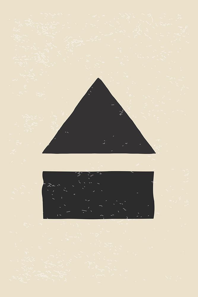 Black Minimal Shapes Series #6 art print by Jay Stanley for $57.95 CAD